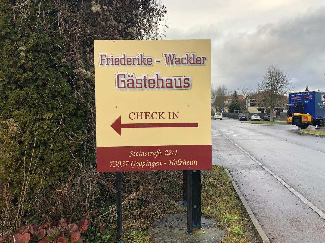 Friederike Wackler Gaestehaus Göppingen Екстериор снимка